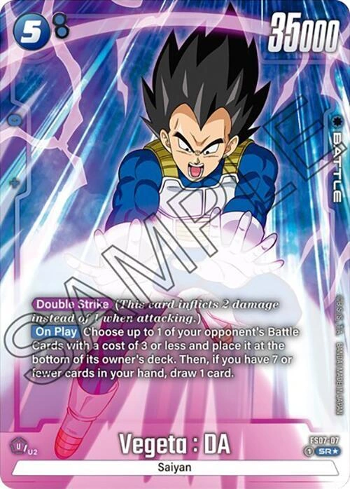 Vegeta : DA (Bonus Pack Alternate Art) Holofoil