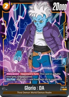 Glorio : DA (Bonus Pack Alternate Art) Holofoil FS08-04
