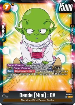 Dende (Mini) : DA (Bonus Pack Alternate Art) Holofoil FS08-07