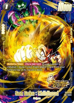Son Goku : Childhood (Bonus Pack Alternate Art) Holofoil FS09-09