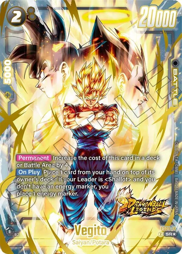 Vegito (Bonus Pack Alternate Art) Holofoil