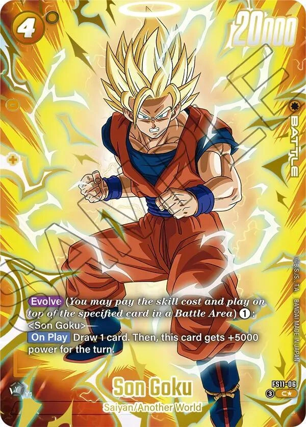 Son Goku - FS11-06 (Gold) Holofoil