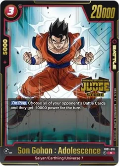 Son Gohan : Adolescence (Judge Pack (Store Judge) 01) Holofoil FB01-016