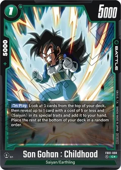 Son Gohan : Childhood - FB01-088 (Tournament Pack 01) Holofoil FB01-088