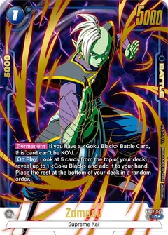 Zamasu - FB02-042 (Championship Pack 01) (Gold) Holofoil FB02-042