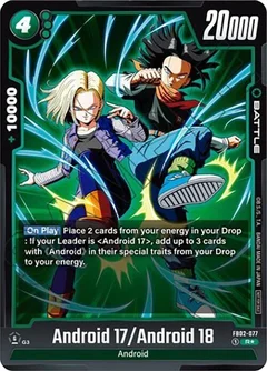 Android 17/Android 18 - FB02-077 (Tournament Pack 02) Holofoil FB02-077