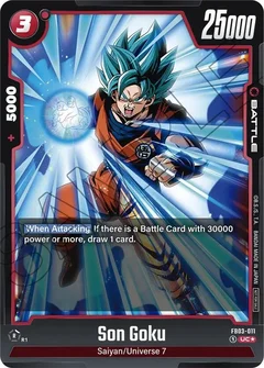 Son Goku - FB03-011 (Championship Pack 02) Holofoil FB03-011