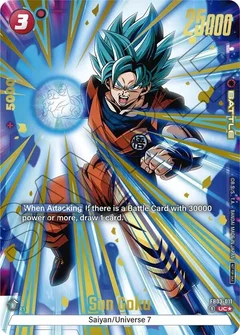 Son Goku - FB03-011 (Championship Pack 02) (Gold) Holofoil FB03-011