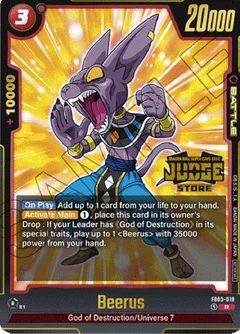 Beerus - FB03-018 (Judge Pack (Store Judge) 02) Holofoil FB03-018