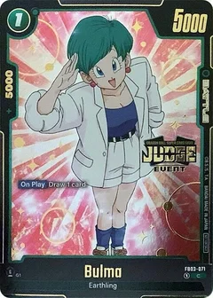 Bulma - FB03-071 (Judge Pack (Event Judge) 02) Holofoil FB03-071