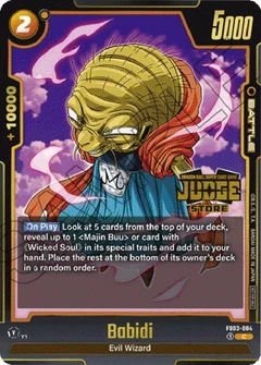 Babidi - FB03-084 (Judge Pack (Store Judge) 02) Holofoil FB03-084