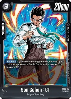 Son Gohan : GT (Tournament Pack 04) Holofoil FB03-114