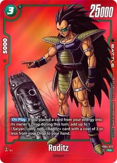 Raditz (Limited Pack MANGA Version 01) Holofoil FB04-072