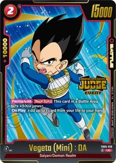 Vegeta (Mini) : DA (Judge Pack (Event Judge) 04) Holofoil FB05-018