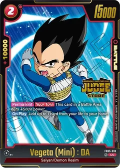 Vegeta (Mini) : DA (Judge Pack (Store Judge) 04) Holofoil FB05-018