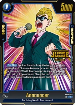 Announcer (Judge Pack (Event Judge) 04) Holofoil FB06-026