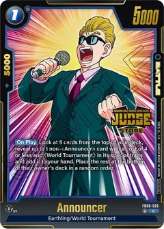 Announcer (Judge Pack (Store Judge) 04) Holofoil FB06-026