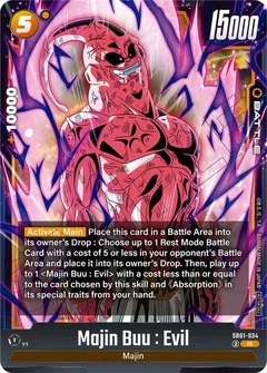 Majin Buu : Evil (Limited Pack 02) SB01-034