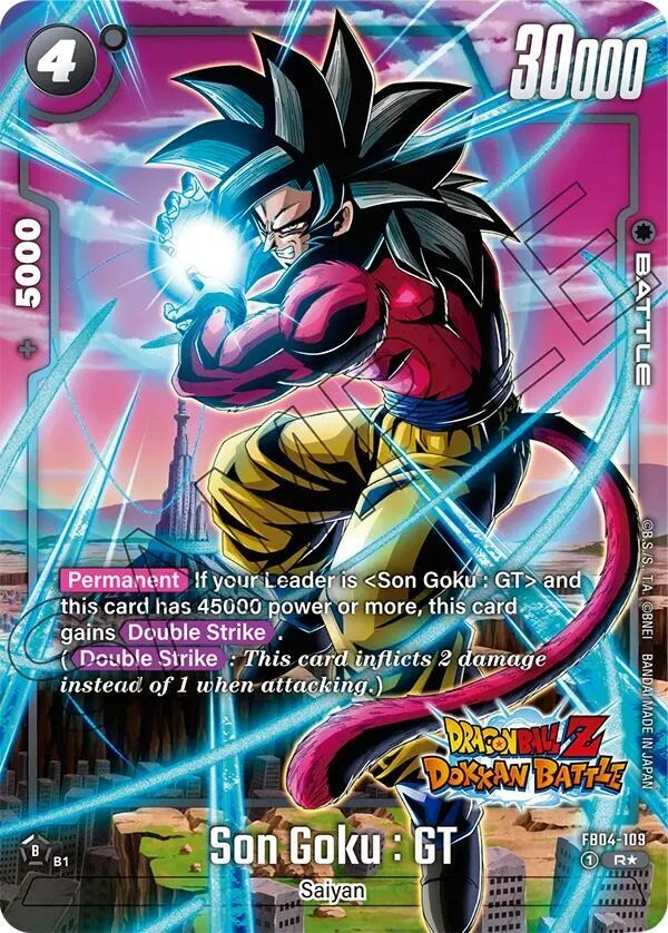 Son Goku : GT (Dragon Ball Z Dokkan Battle Alternate Art) Holofoil