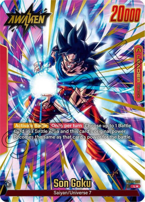 Son Goku - FB04-001 (Alternate Art) Holofoil