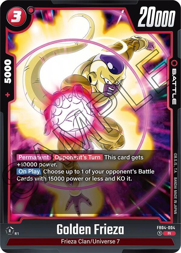 Golden Frieza Holofoil