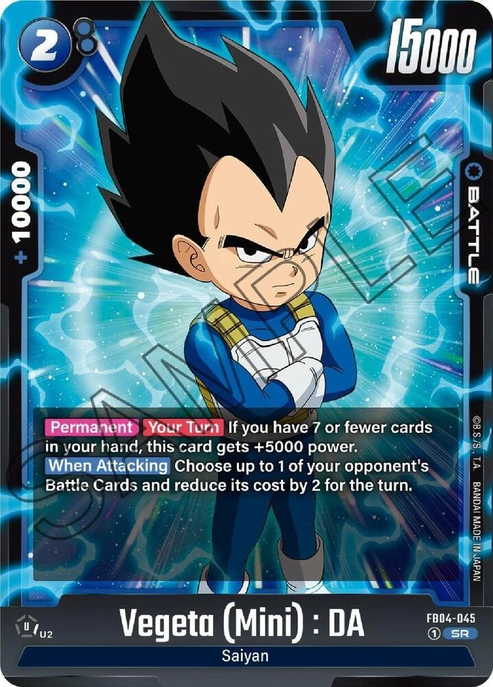 Vegeta (Mini) : DA Holofoil