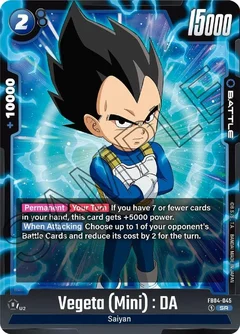 Vegeta (Mini) : DA Holofoil FB04-045