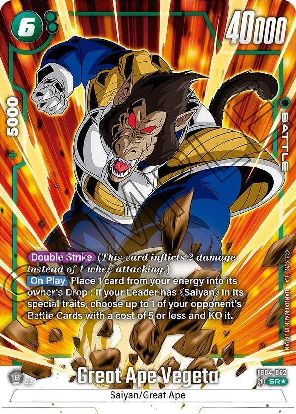 Great Ape Vegeta (Alternate Art) Holofoil