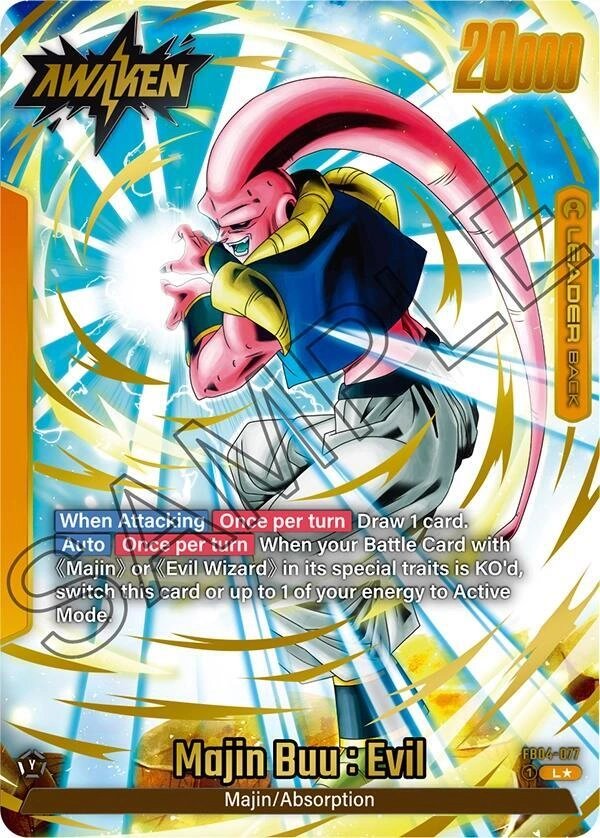 Majin Buu : Evil - FB04-077 (Alternate Art) Holofoil
