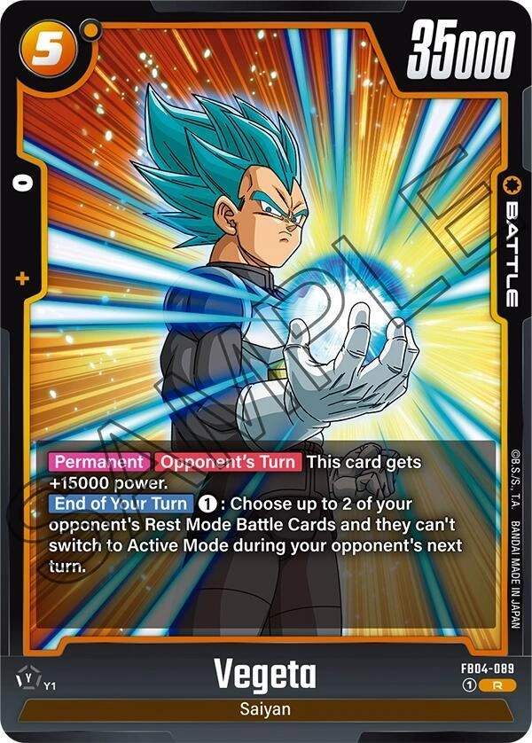 Vegeta - FB04-089 Holofoil