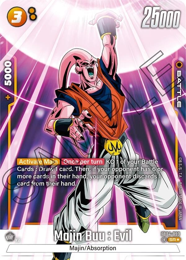 Majin Buu : Evil - FB04-093 (Alternate Art) Holofoil