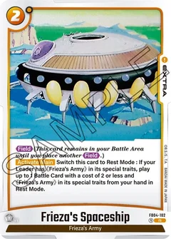 Frieza's Spaceship Holofoil FB04-102