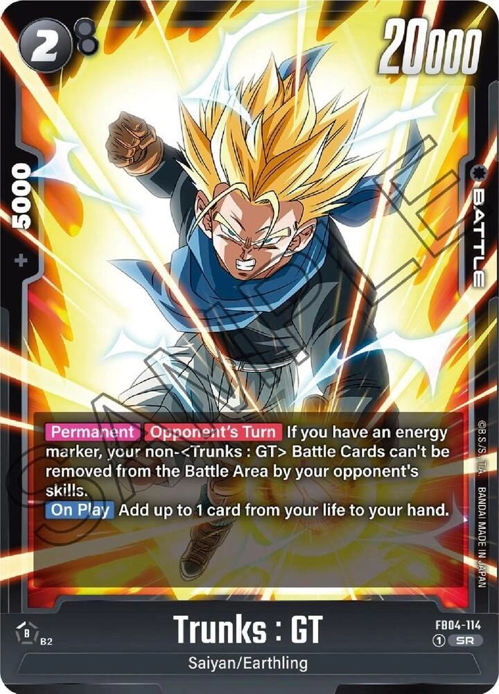 Trunks : GT - FB04-114 Holofoil