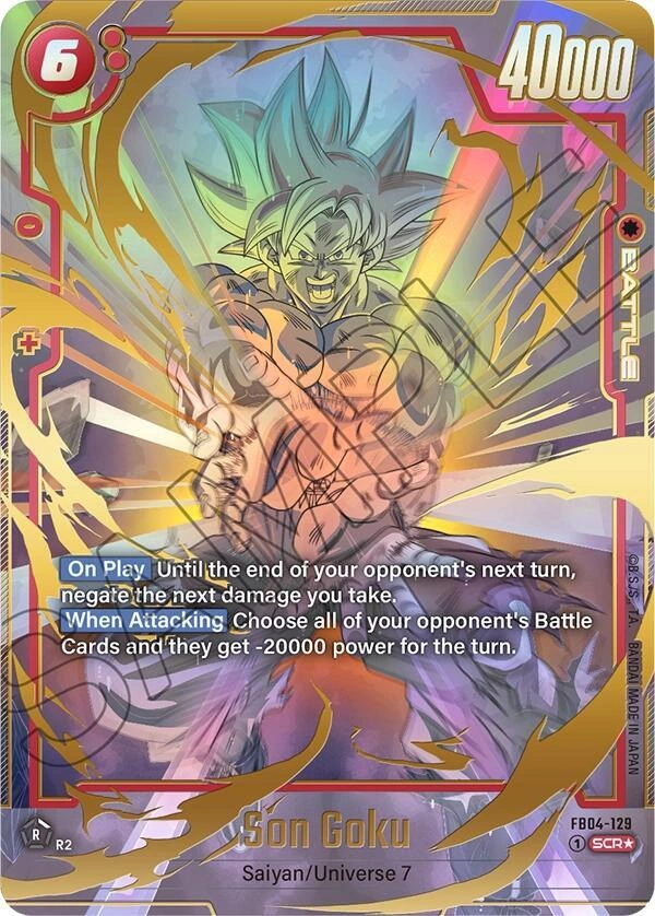 Son Goku - FB04-129 (Alternate Art) Holofoil