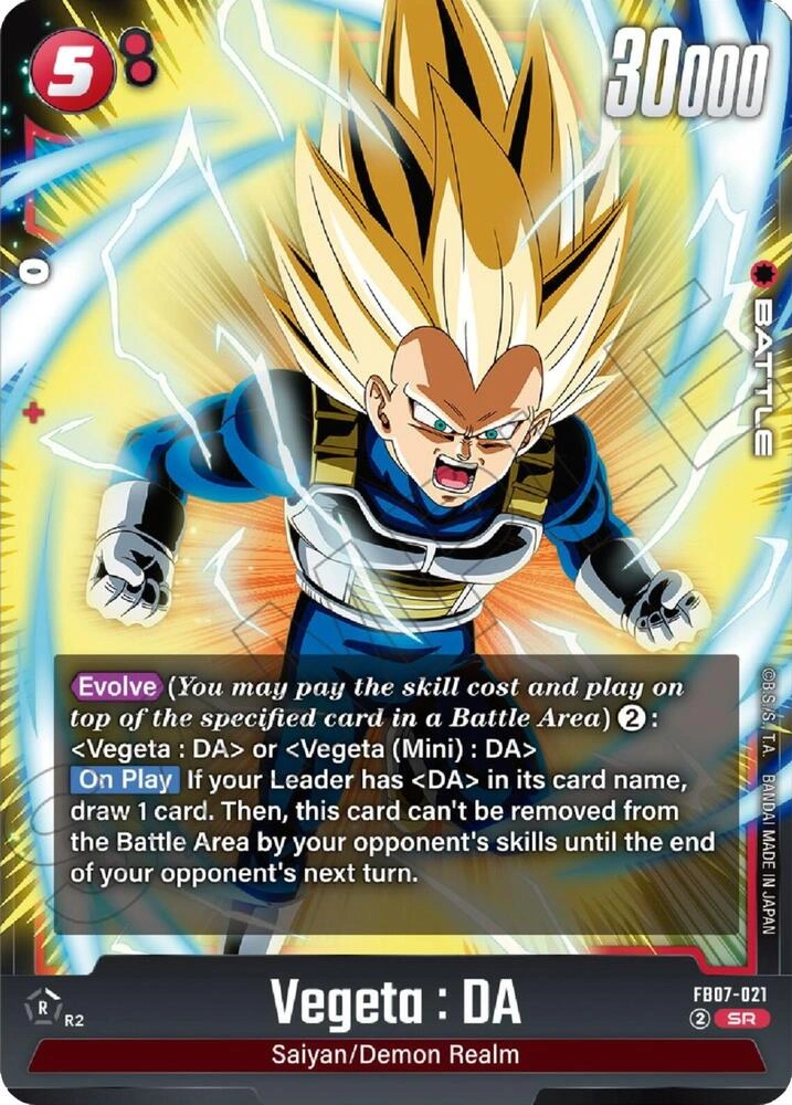 Vegeta : DA - FB07-021 Holofoil