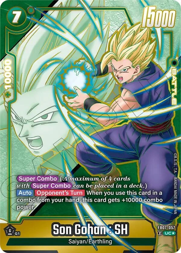 Son Gohan : SH - FB07-057 (Alternate Art) Holofoil