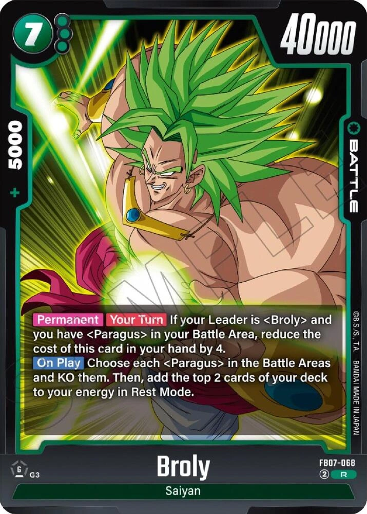 Broly Holofoil