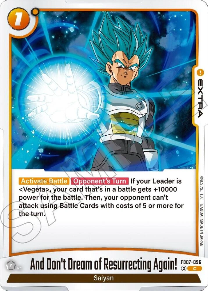 And Don't Dream of Resurrecting Again!