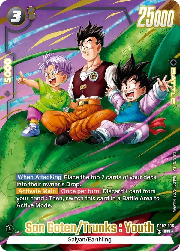 Son Goten/Trunks : Youth (Alternate Art) Holofoil