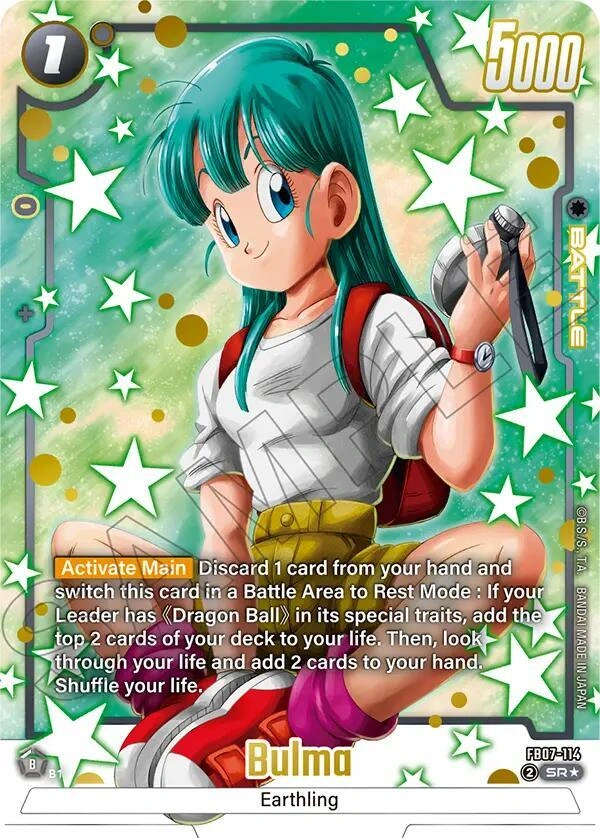 Bulma - FB07-114 (Alternate Art) Holofoil