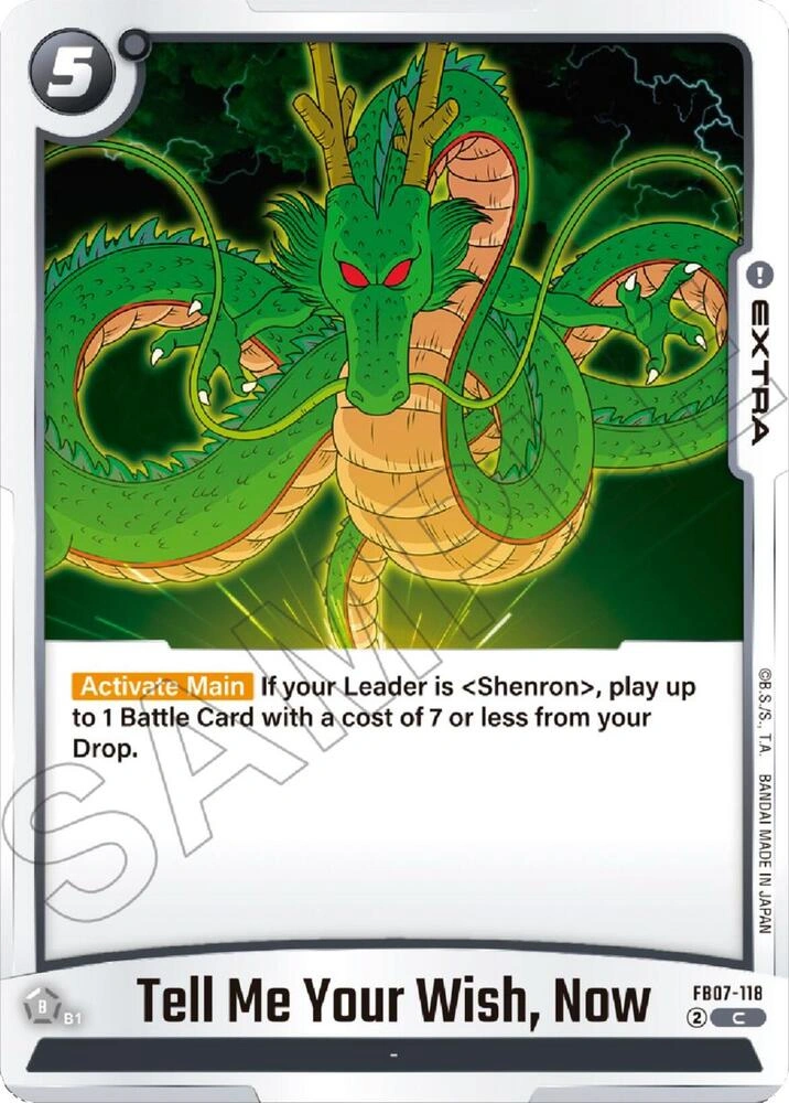 Tell Me Your Wish, Now