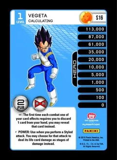 Vegeta - Calculating (High Tech Foil) S16