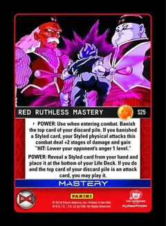 Red Ruthless Mastery (Rainbow Parallel Foil) S25