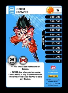 Goku - Motivated (Rainbow Parallel Foil) S7