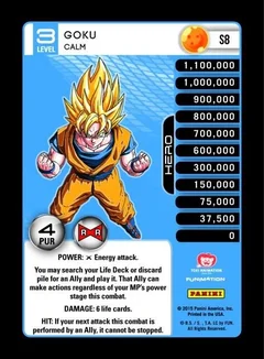 Goku - Calm (Rainbow Parallel Foil) S8