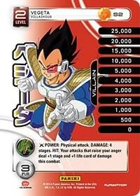 Vegeta - Villainous (Rainbow Parallel Foil) S2