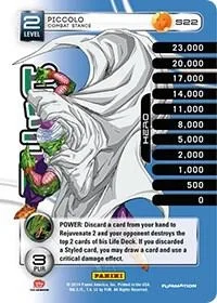 Piccolo - Combat Stance (Rainbow Parallel Foil) S22