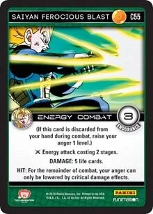 Saiyan Ferocious Blast C55