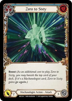 Zero to Sixty (Blue) Unlimited ARC028