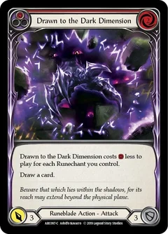 Drawn to the Dark Dimension (Red) 1st Edition ARC097